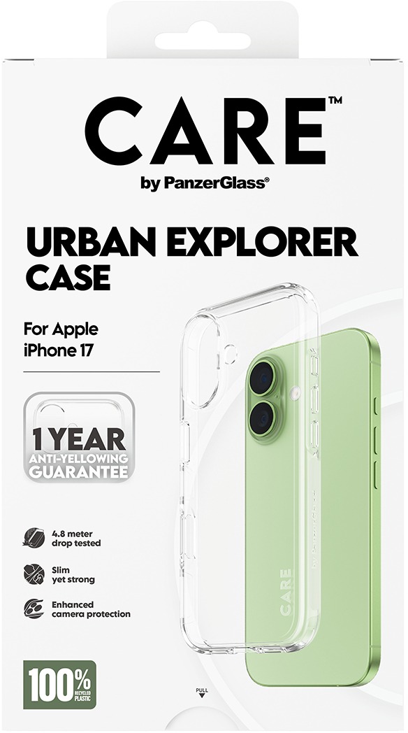 PanzerGlass CARE Apple iPhone 17 Urban átlátszó tok