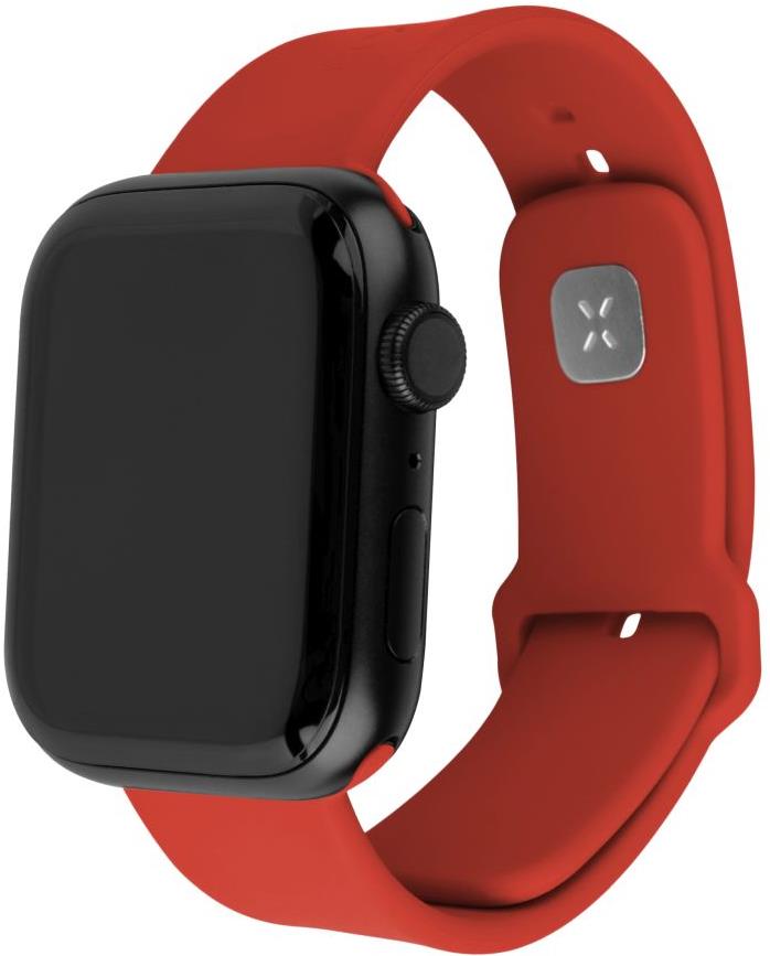 FIXED Silicone Sporty Strap Apple Watch 42/44/45mm - piros
