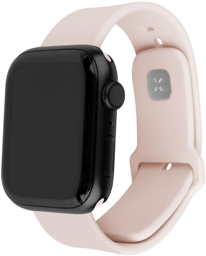 FIXED Silicone Sporty Strap Apple Watch 38/40/41mm - rózsaszín