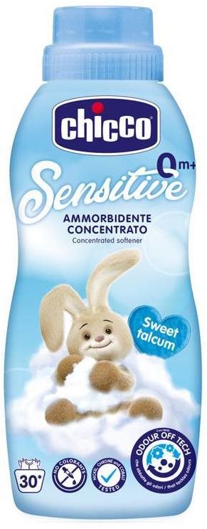 CHICCO Sensitive Concentrato, édes hintőpor 750 ml (30 mosás)