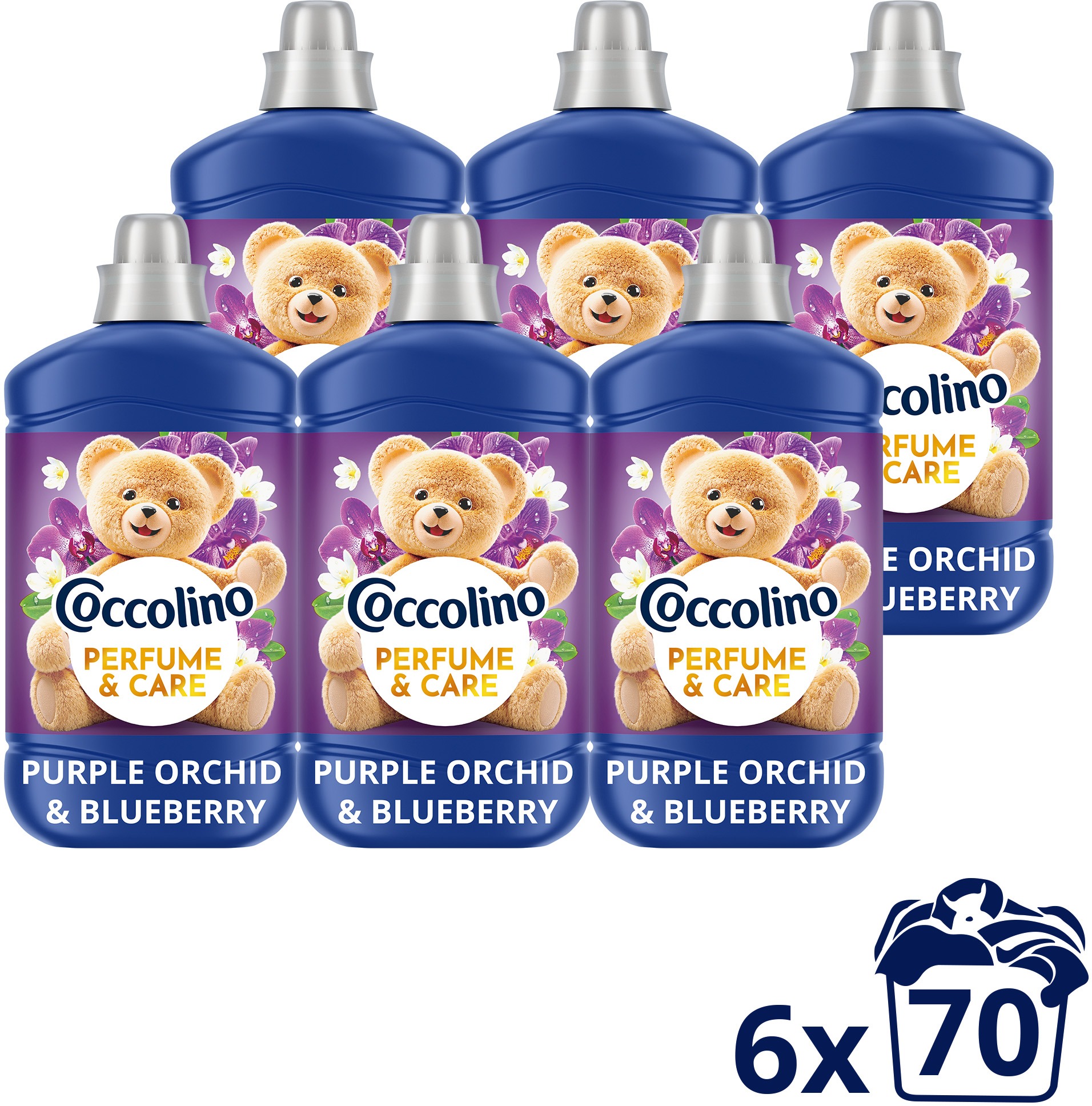 Coccolino Purple Orchid & Blueberry 6×1,610 l (70 mosás)