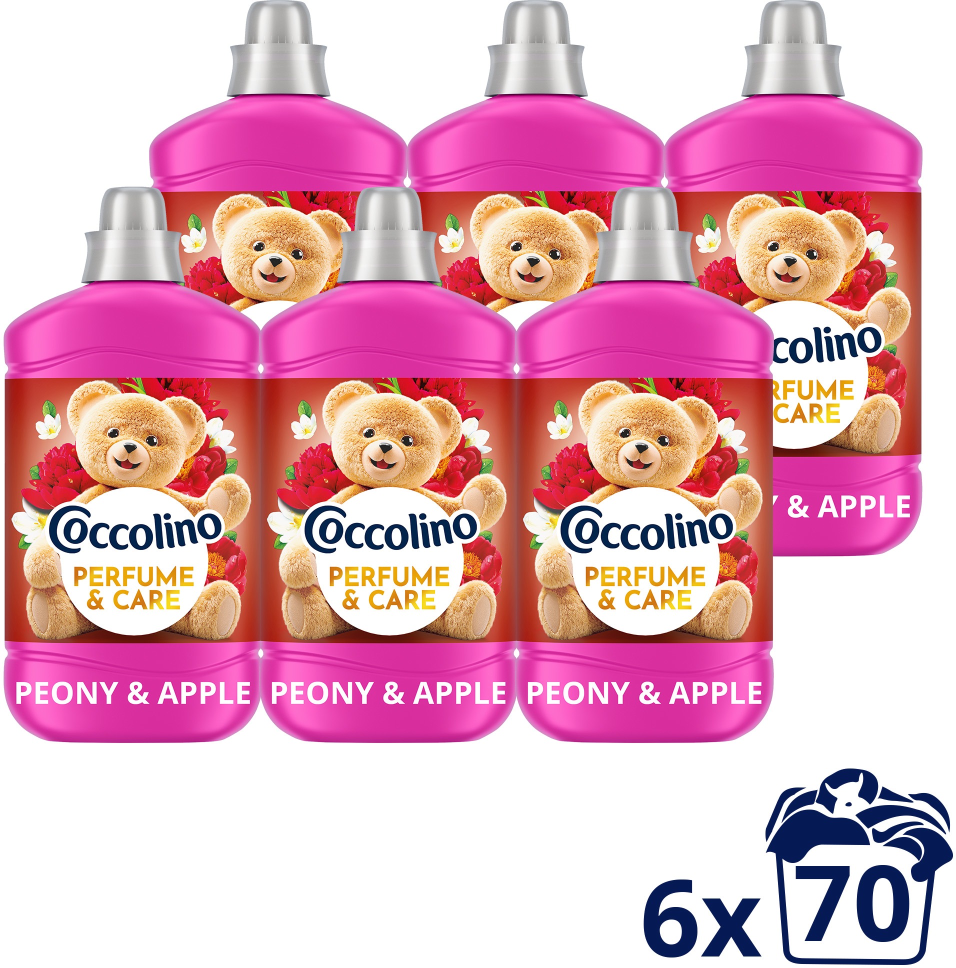Coccolino Peony & Apple 6×1,610 l (70 mosás)