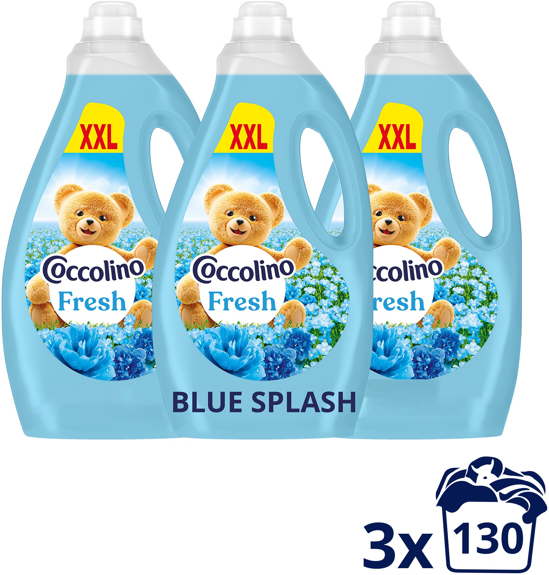 Coccolino Fresh Blue Splash 3×2,990 l (130 mosás)