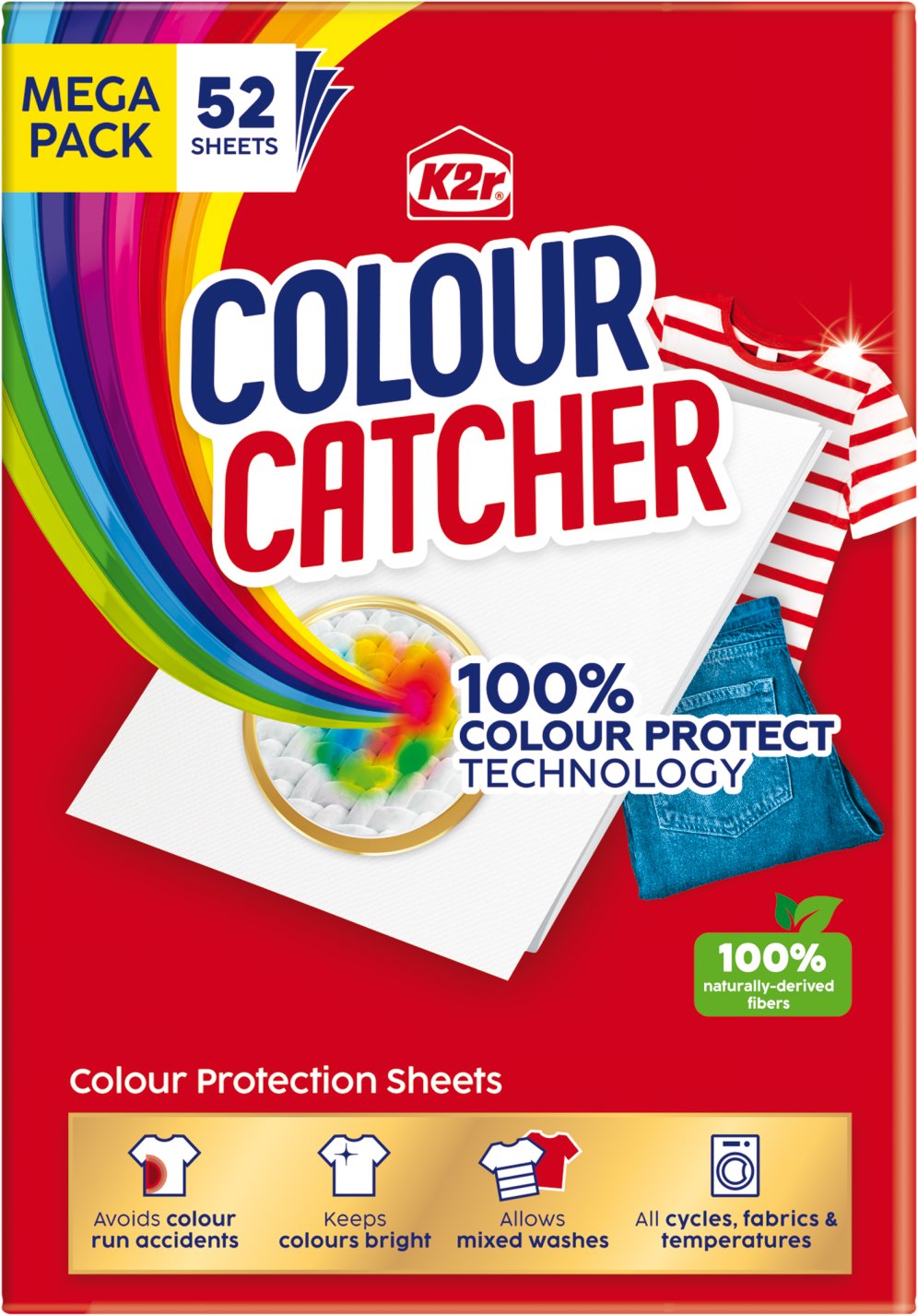 K2R Colour Catcher színfogó kendő 52 darab