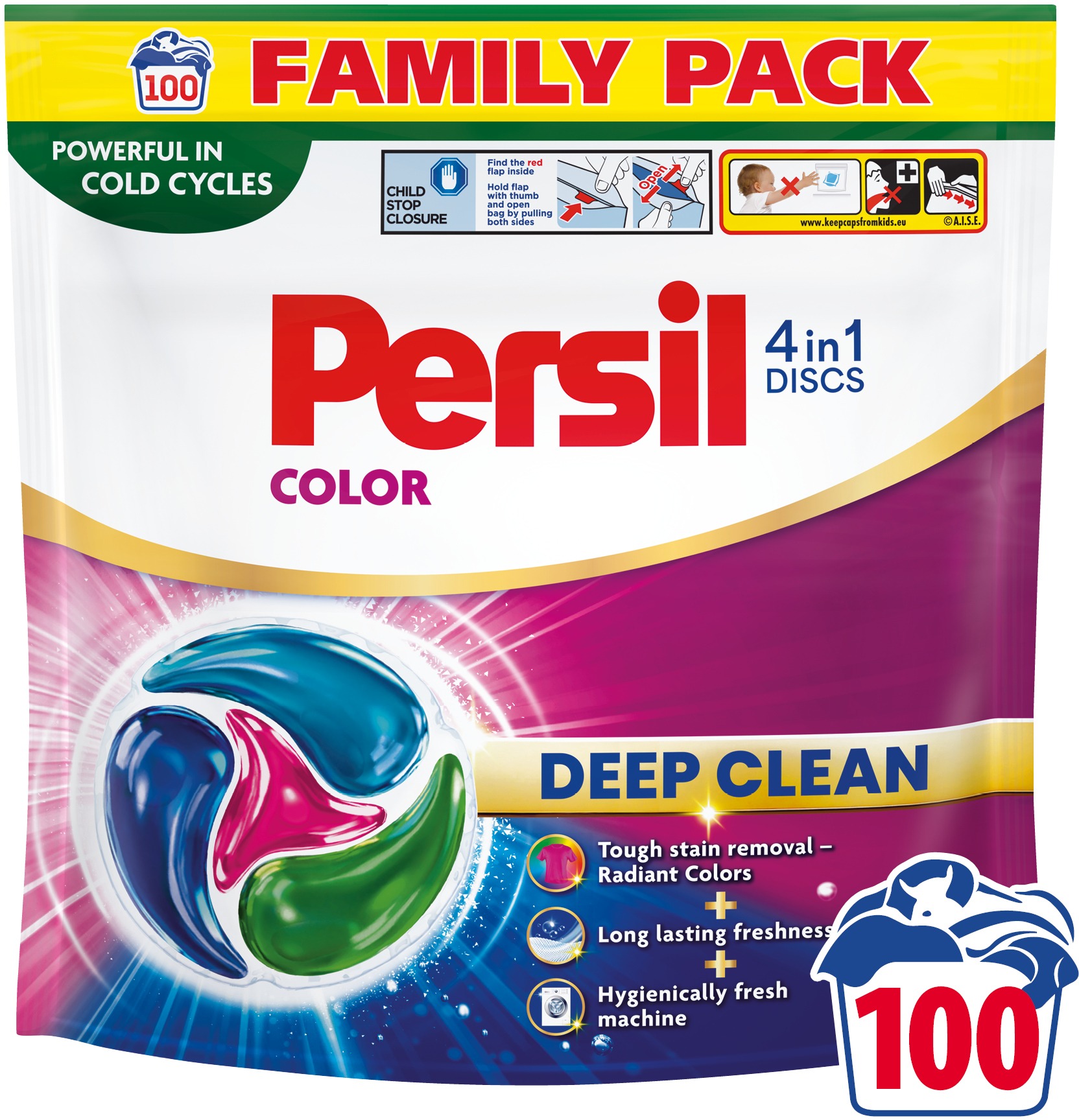 PERSIL Discs Color , 100 darab