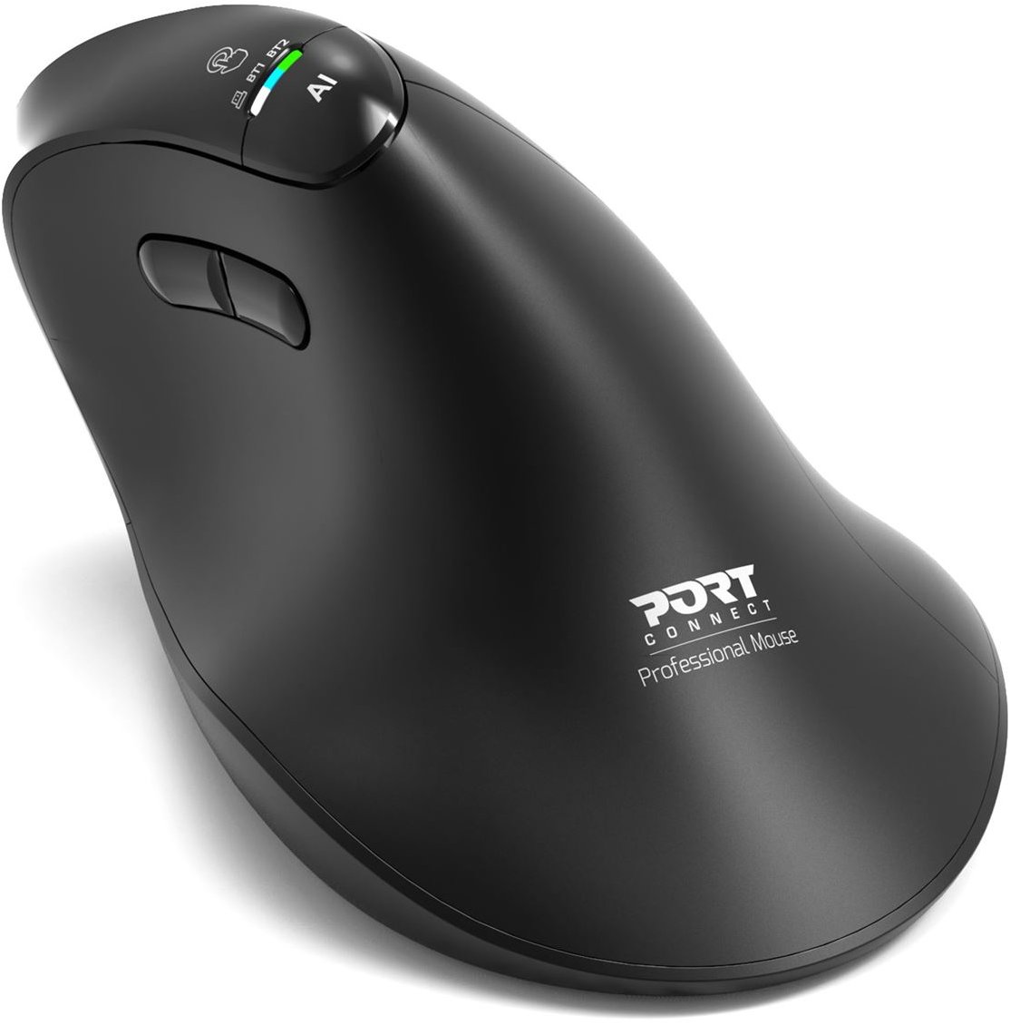 PORT CONNECT Ergo Auditor, Bluetooth és 2,4 GHz, USB-C, fekete