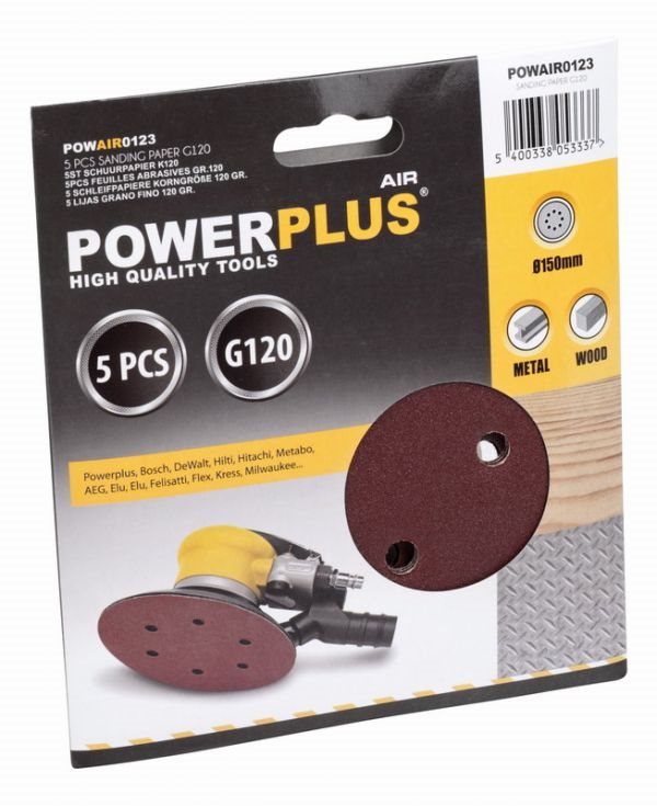 PowerPlus POWAIR0123 csiszolópapír