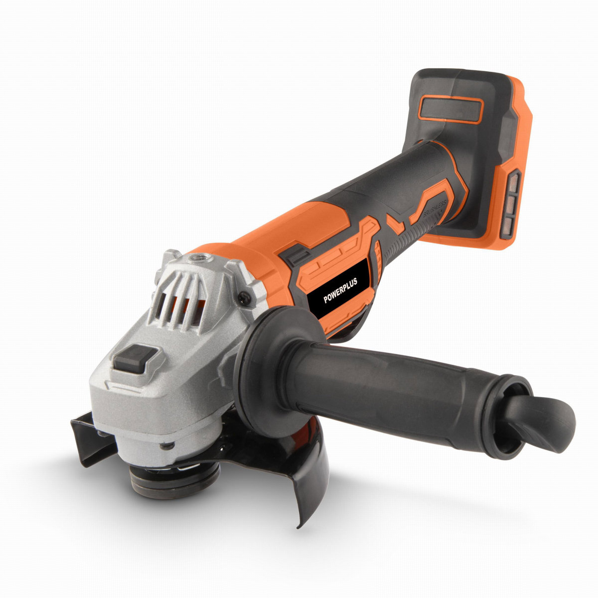 POWERPLUS POWDP35160 Akkus flex, szénkefe nélküli, 20 V, 125 mm (akku nélkül)