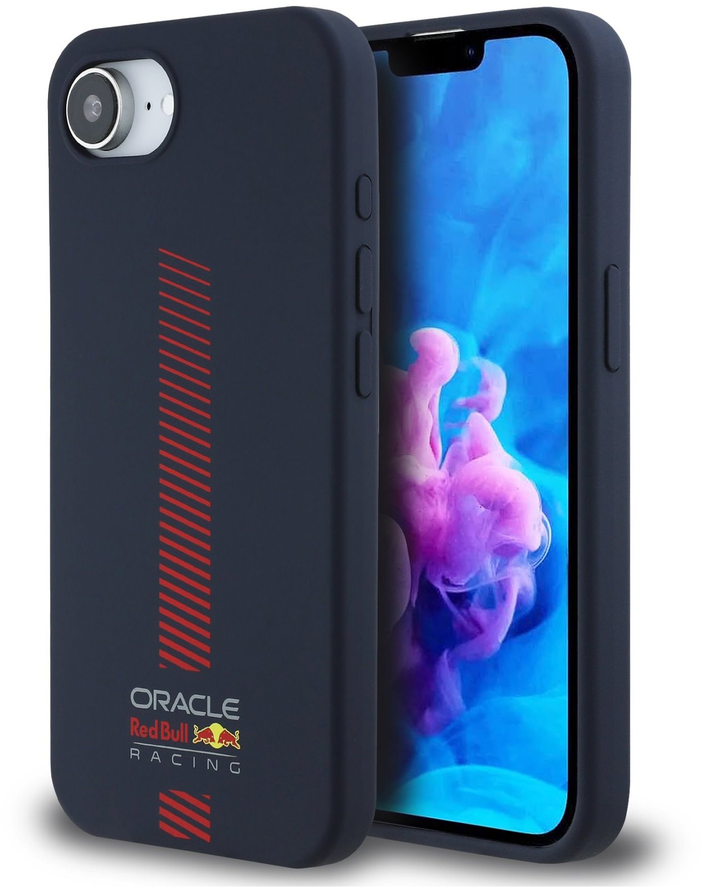 Red Bull Silicone Powerbar MagSafe telefon tok iPhone 16e/17e készülékhez, Navy