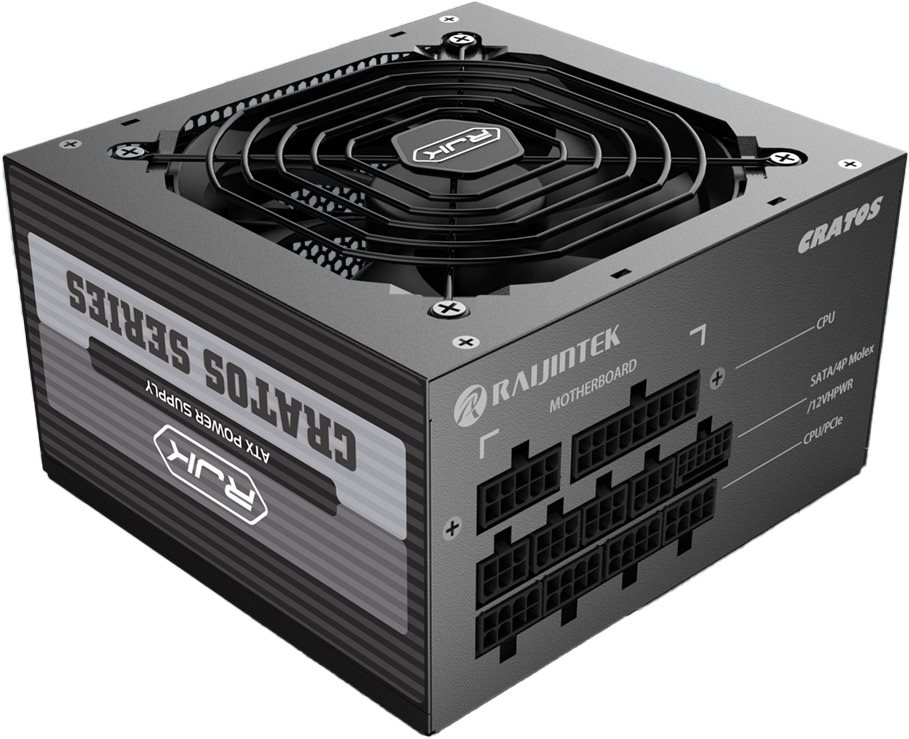 Raijintek CRATOS 850 850W 80+ Gold Black