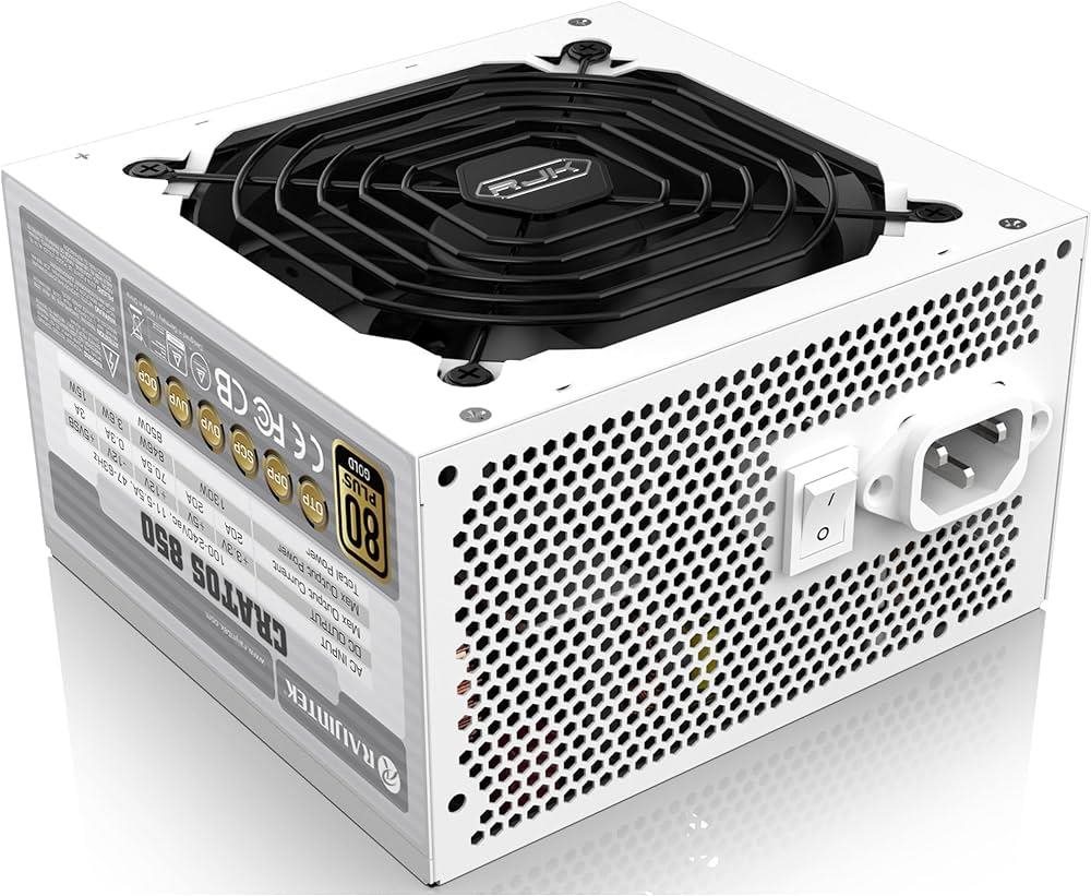 Raijintek CRATOS 850 850W 80+ Gold White