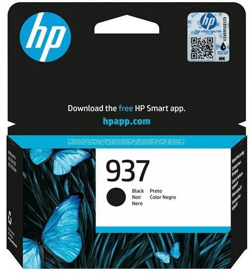 HP 4S6W5NE 937 Fekete