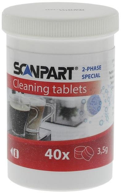 Scanpart tisztító tabletta kávéfőzőkhöz, 2-fázisú