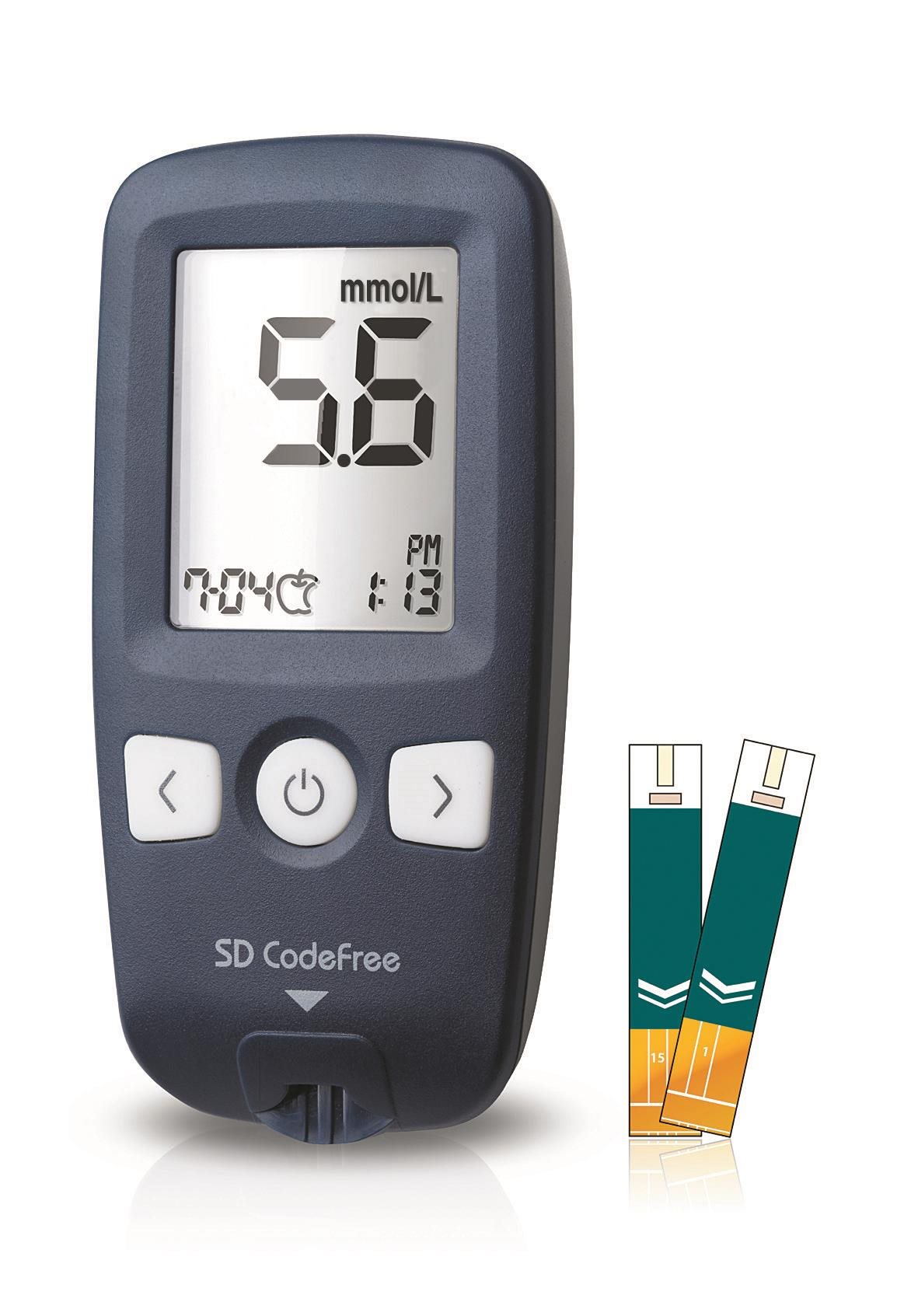 SD Biosensor Codefree szett + 10 csík