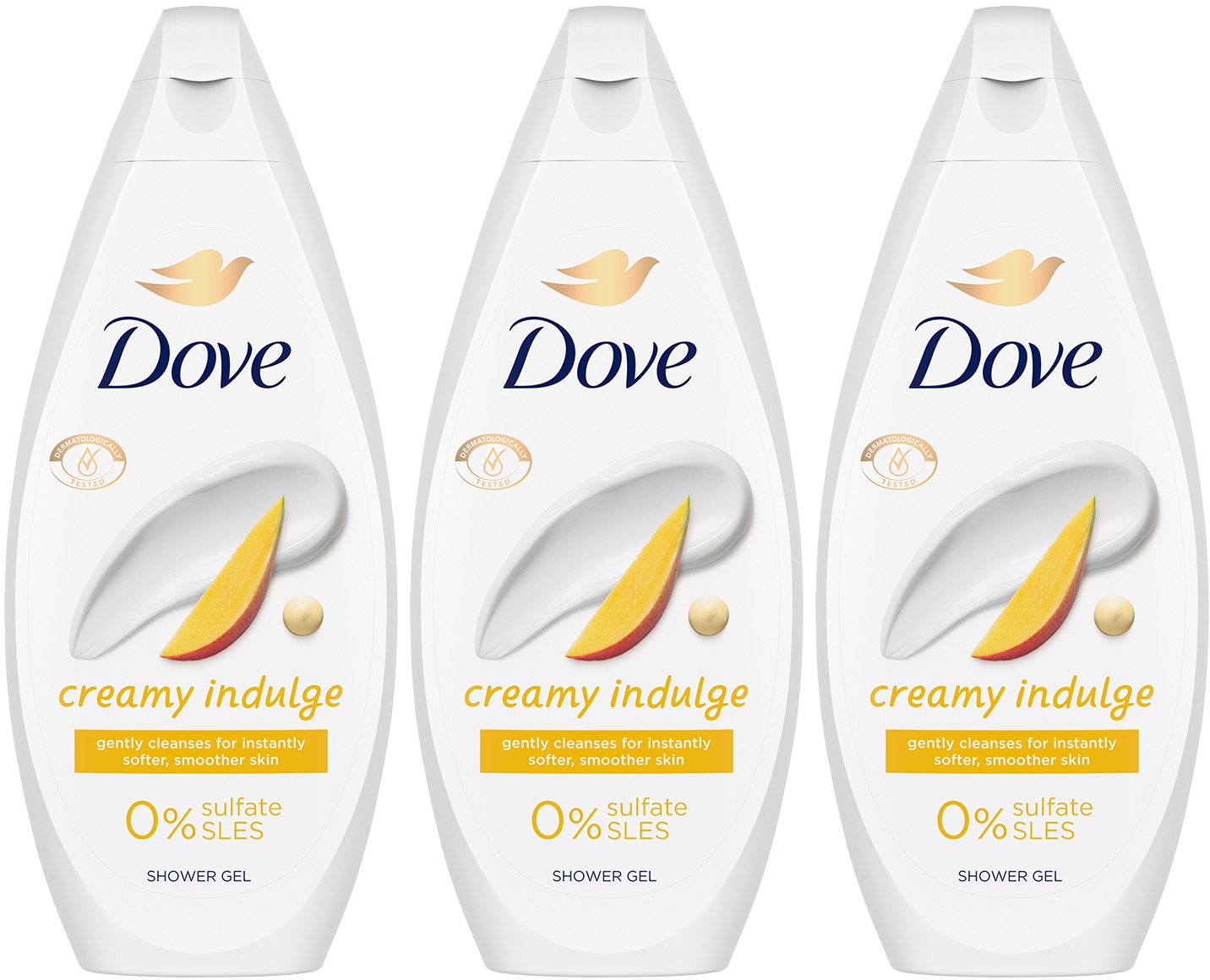 DOVE Triopack Creamy Indulge 450 ml