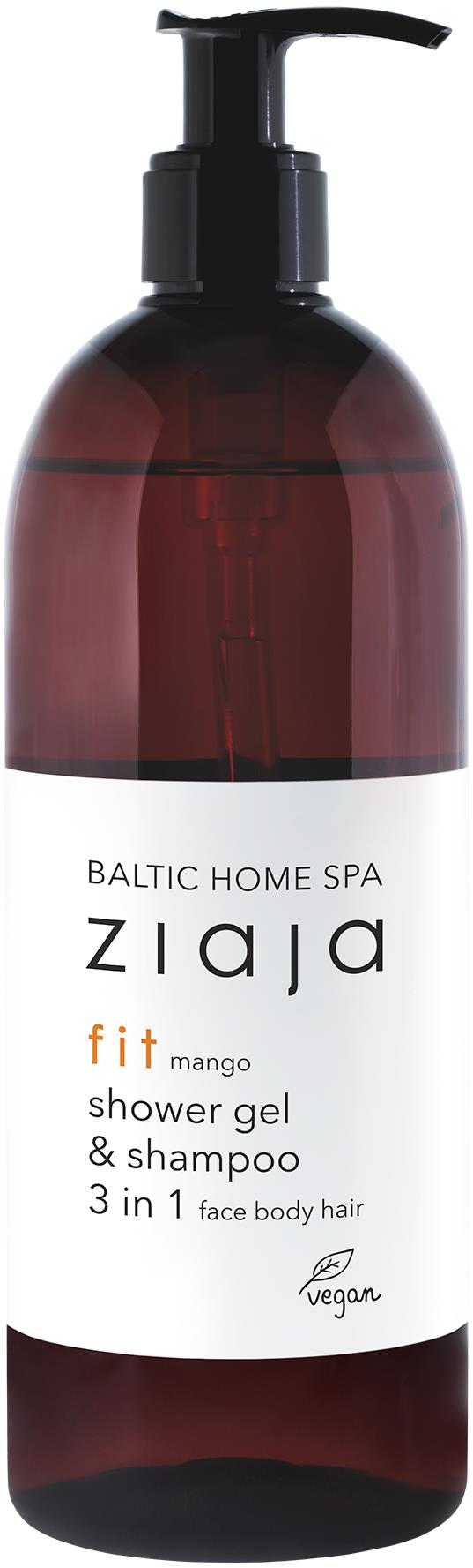 ZIAJA Baltic Home Spa Fit 3in1 sampon + tusfürdő, 500 ml