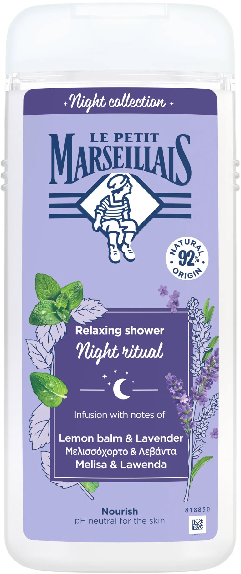 LE PETIT MARSEILLAIS Night Collection Citromfű & Levendula 650 ml
