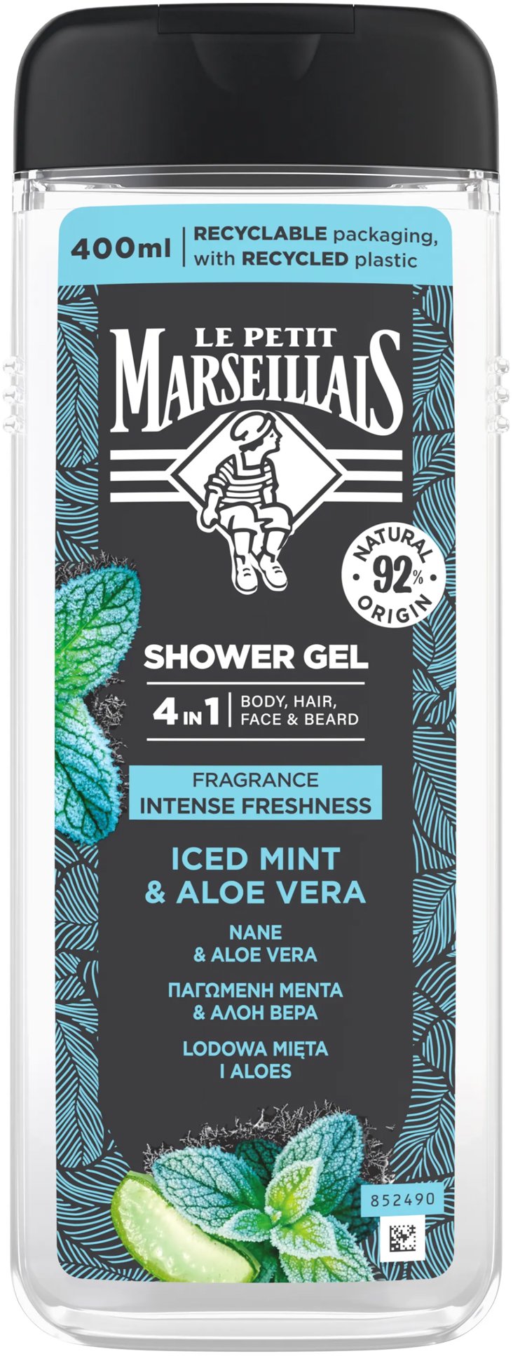 LE PETIT MARSEILLAIS Menta és Aloe Vera 4 az 1-ben 400 ml