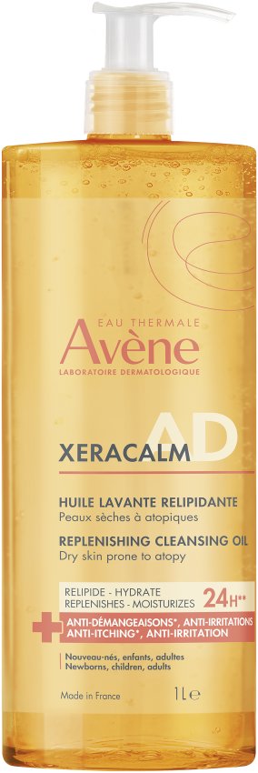 AVENE XeraCalm A.D lipidpótló mosakodóolaj, 1 l