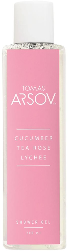 TOMAS ARSOV Cucumber Tea Rose Lychee tusfürdő, 200ml