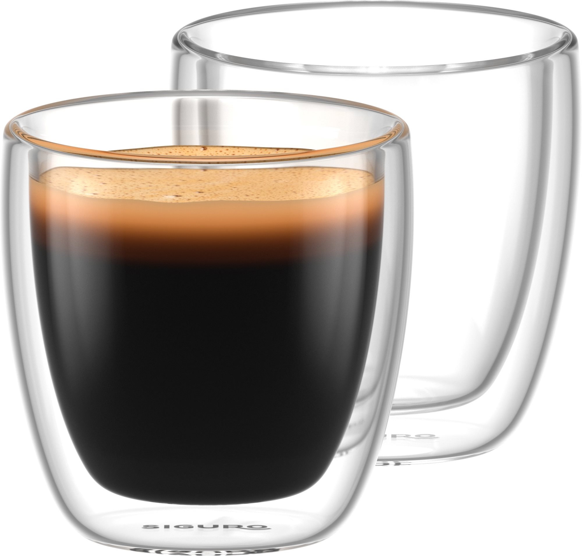 Siguro Espresso Thermo pohár, 90 ml, 2 db
