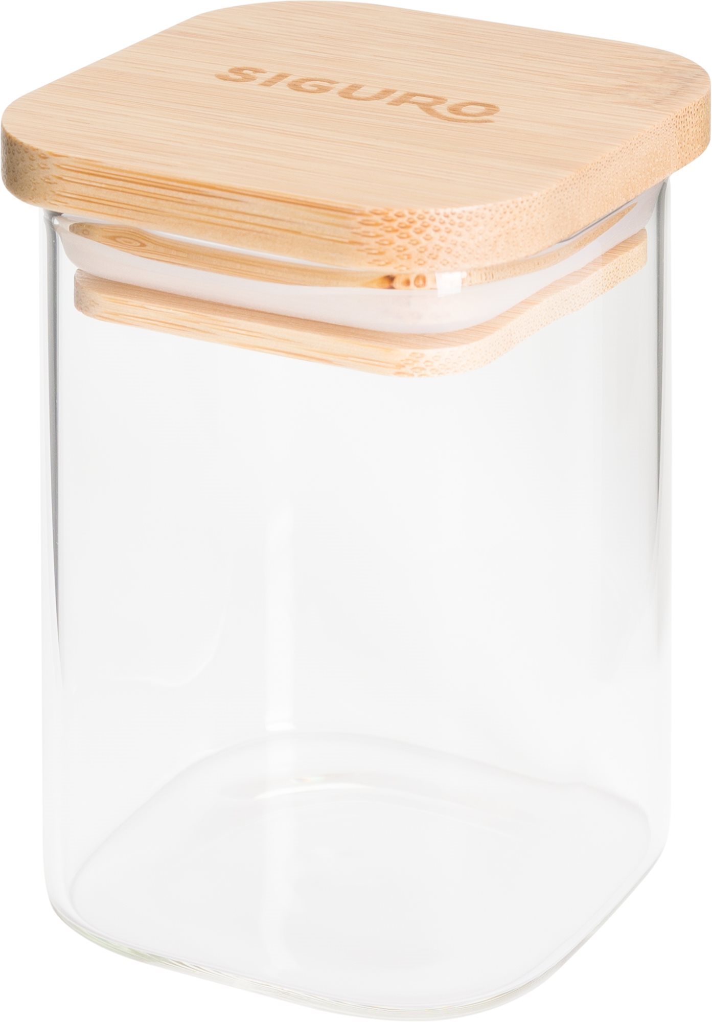 Siguro Bamboo Ételtartó, 180 ml, 8,5 x 6 x 6 cm