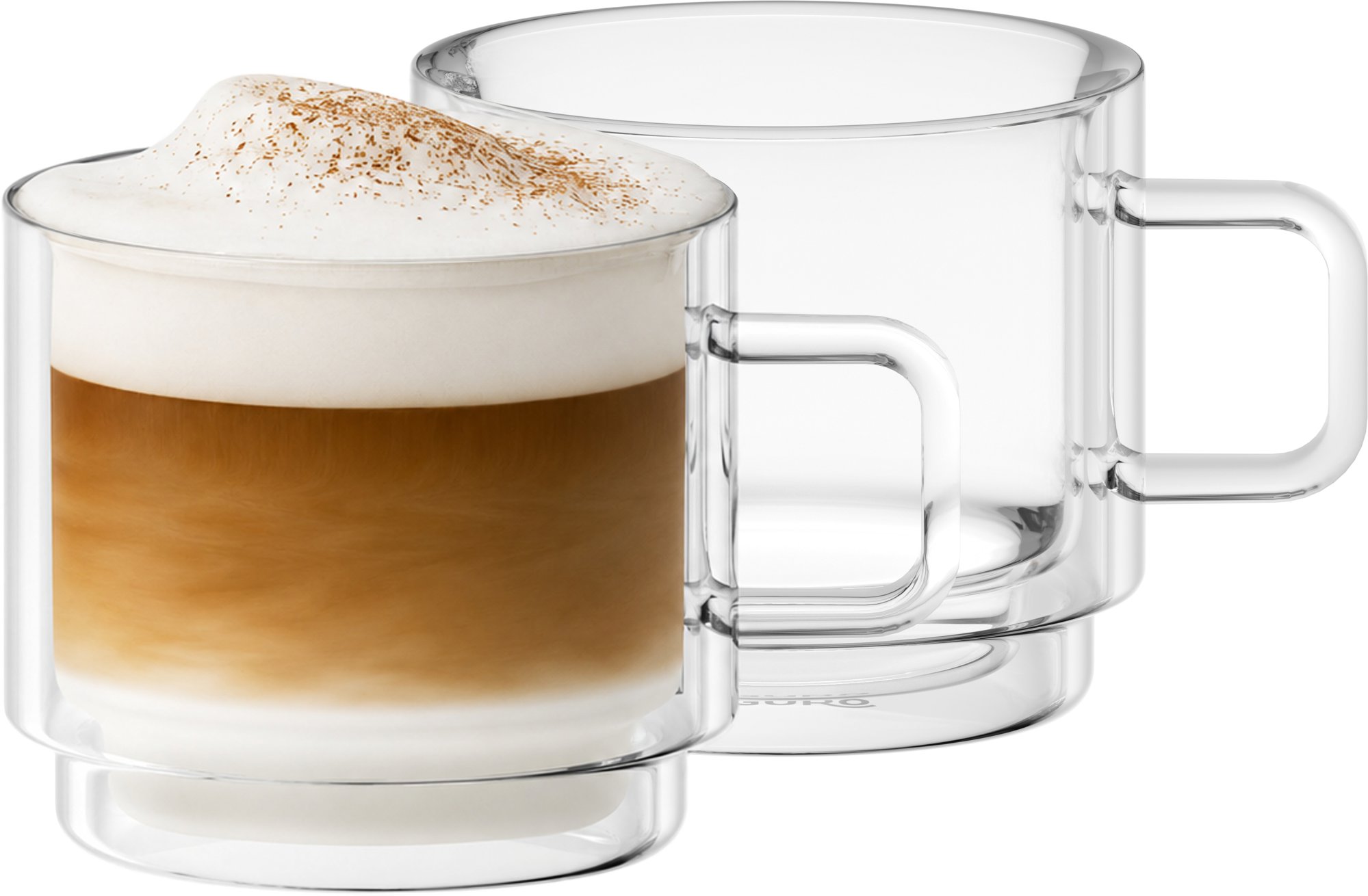 Siguro Double Stack duplafalú üvegpohár-készlet, 450 ml, 2 darab
