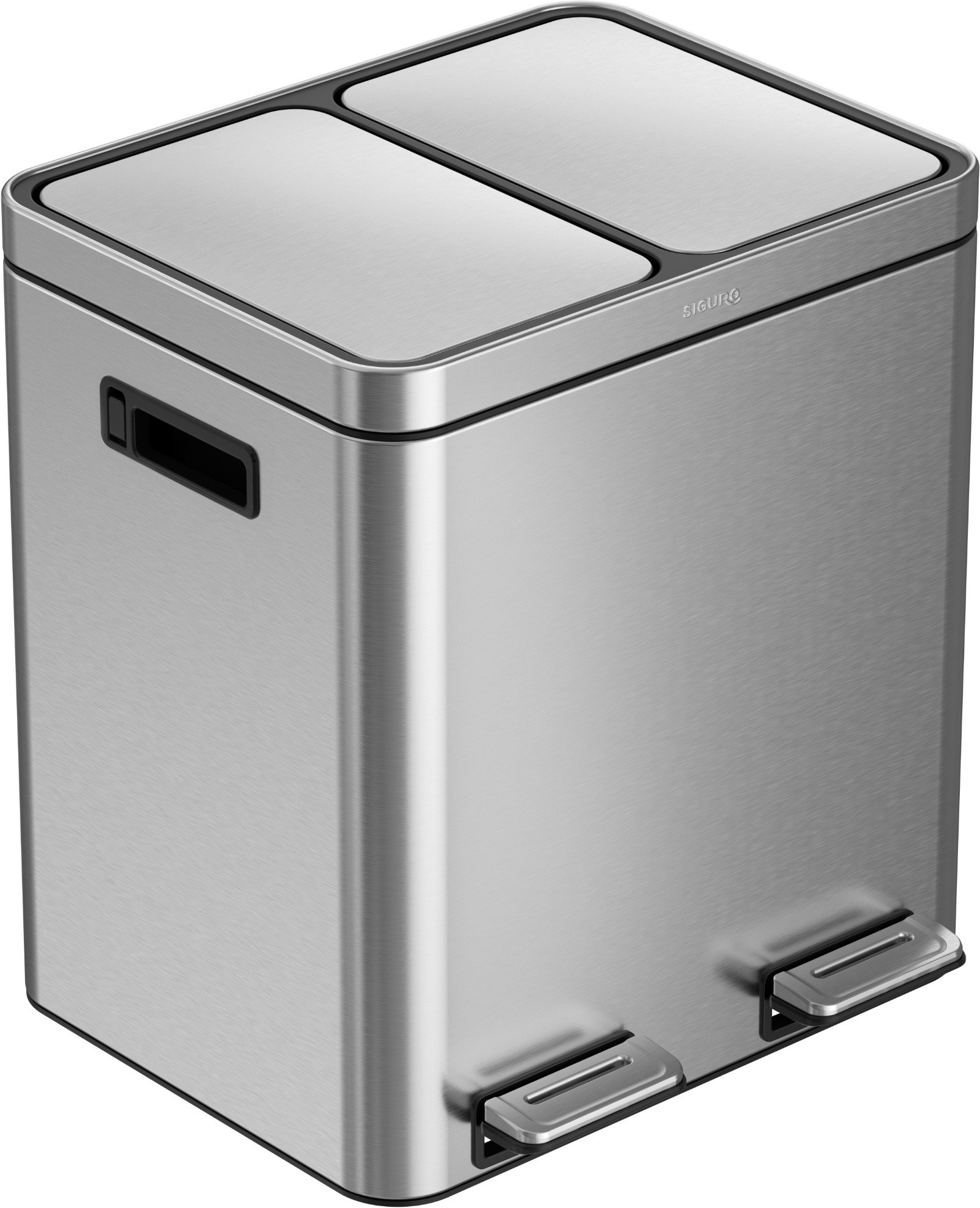 Siguro SGR-WB-I228SU Smart2Sort, 2 különálló hulladékgyűjtő tartály 2 x 14 l