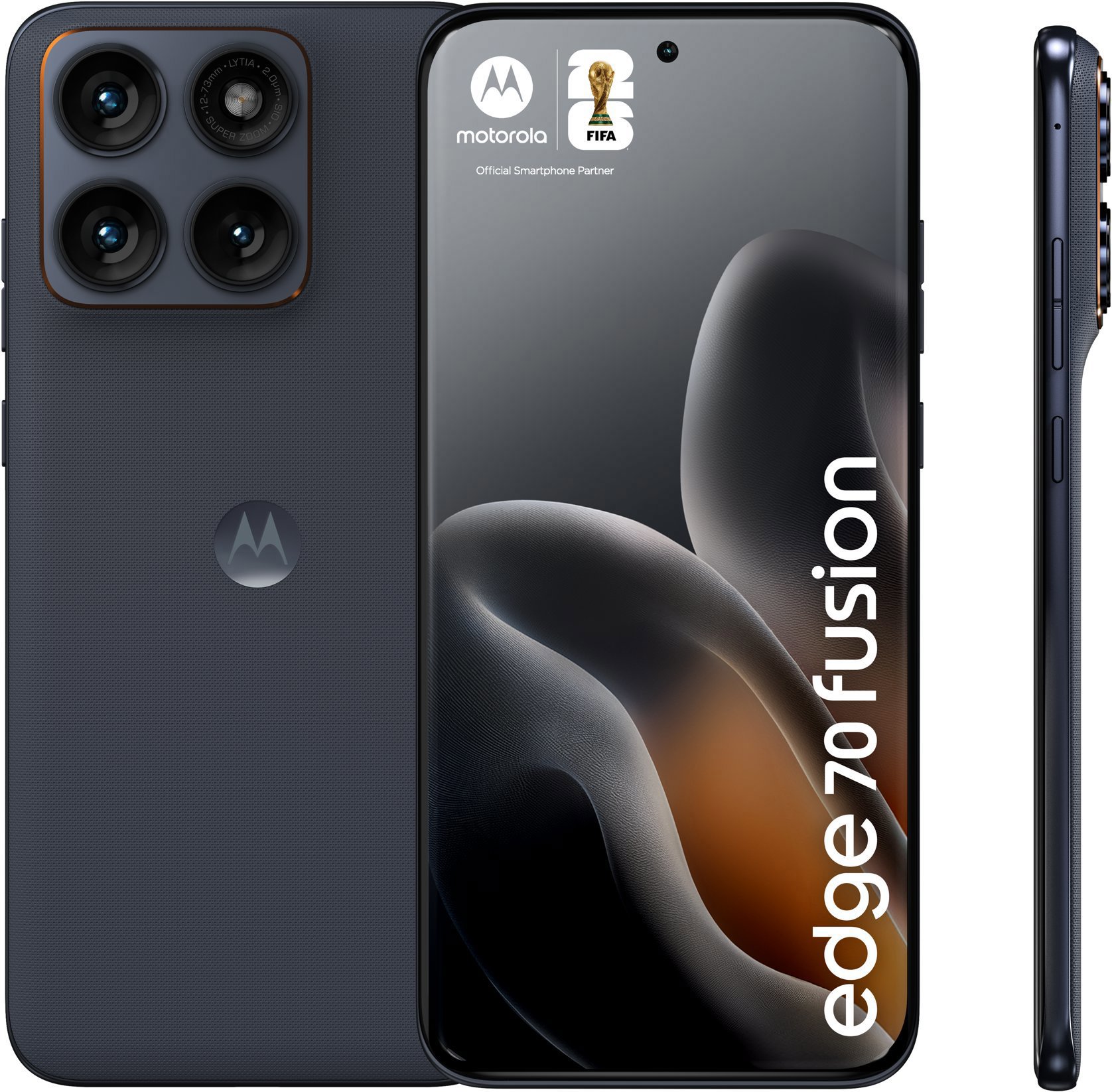 Motorola EDGE 70 Fusion 12GB/256GB Pantone Silhoutte (Black)