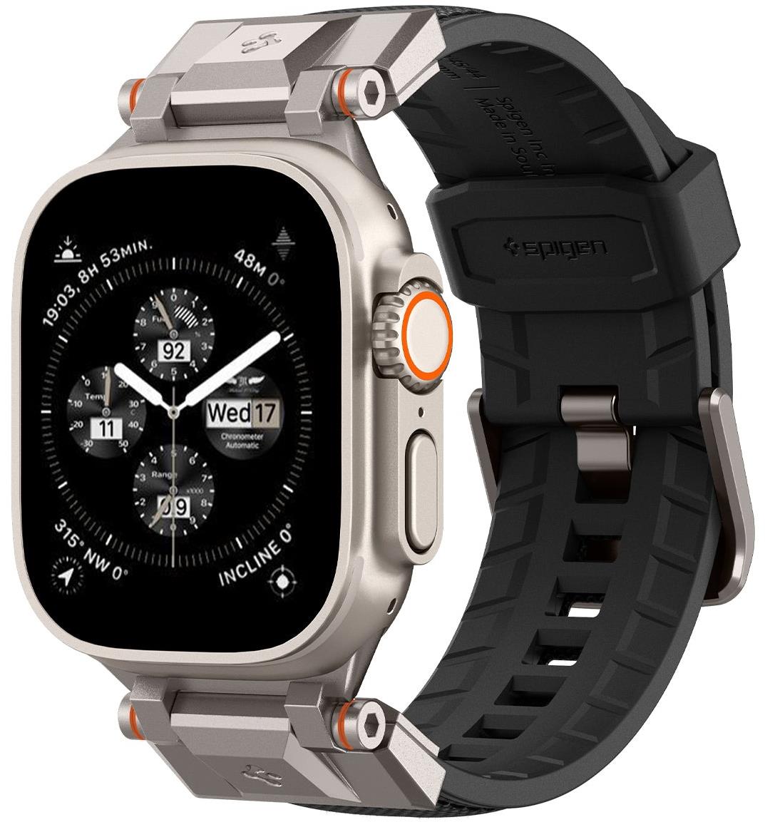 Spigen Dura Pro Armor Band Apple Watch 49/45/44/42mm - fekete