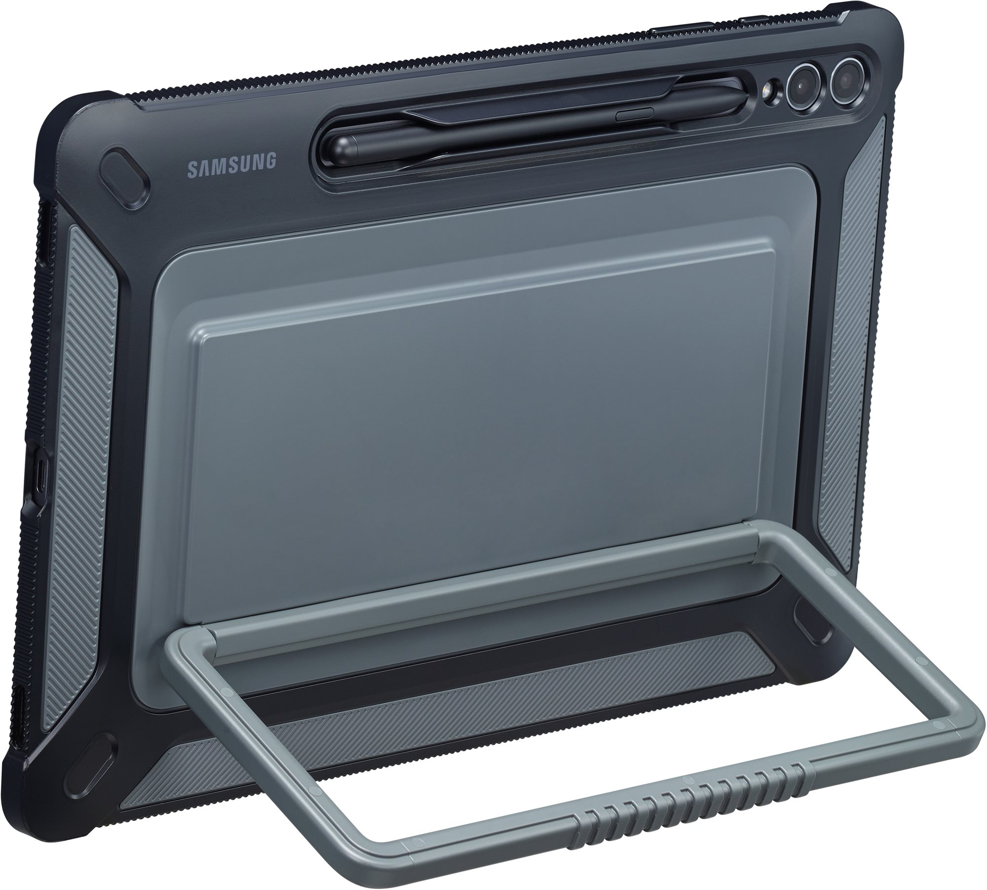 Samsung Galaxy Tab S9+ fekete tartós tok