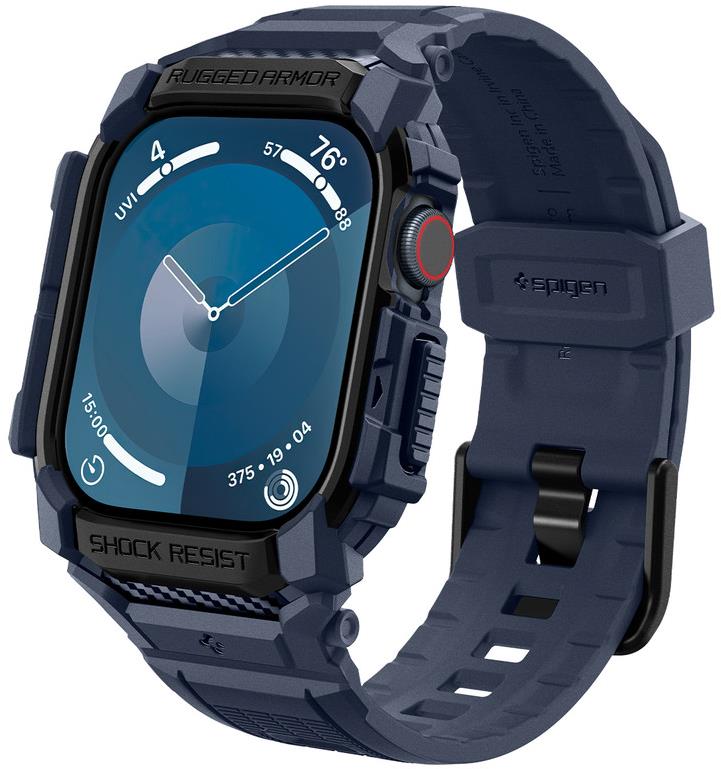 Spigen Rugged Armor Pro Navy Blue Apple Watch 10 46mm tok