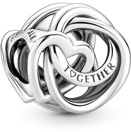 Pandora Sterling Silver Family Always Encircled Heart Charms - Sterling Silver