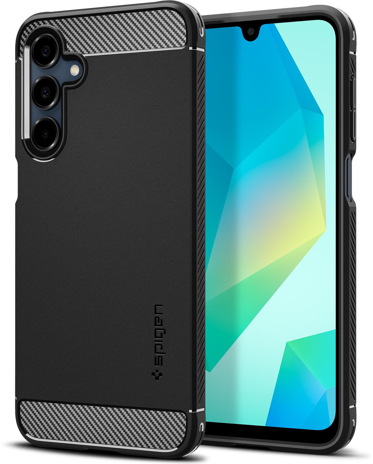 Spigen Rugged Armor Matte Black Samsung Galaxy A16/A16 5G tok