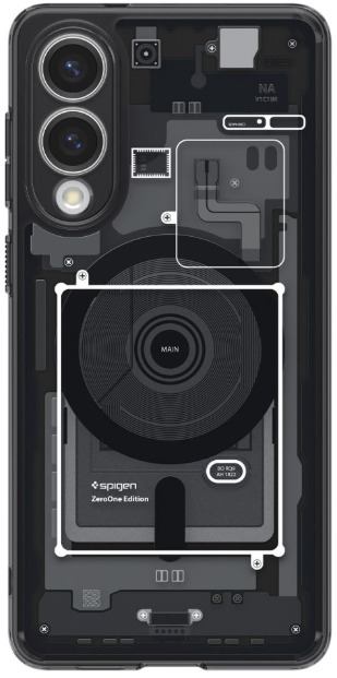 Spigen Ultra Hybrid MagSafe Zero One Black Samsung Galaxy S25 Edge tok
