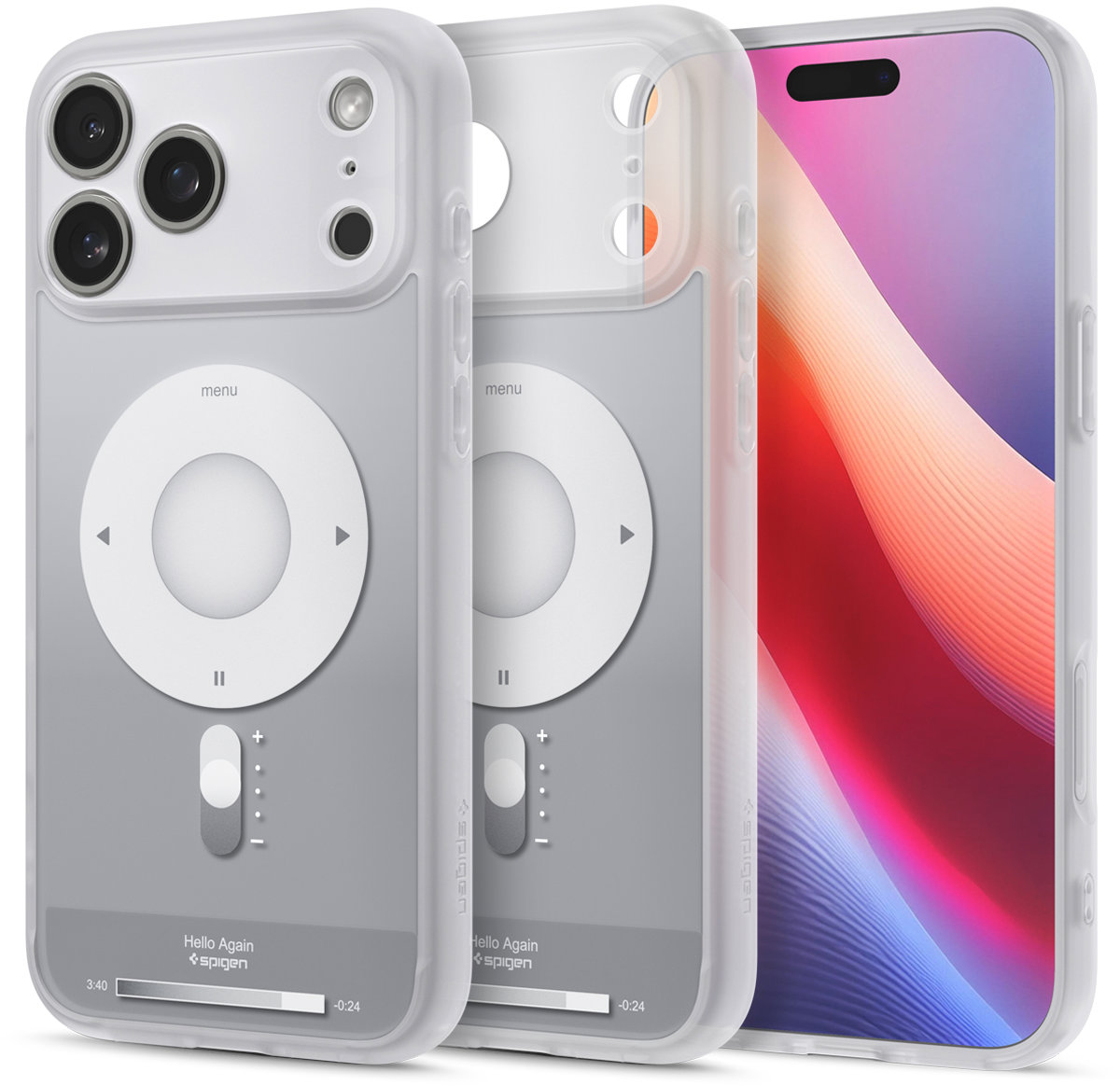 Spigen Ultra Hybrid MagSafe Classic Silver iPhone 17 Pro tok