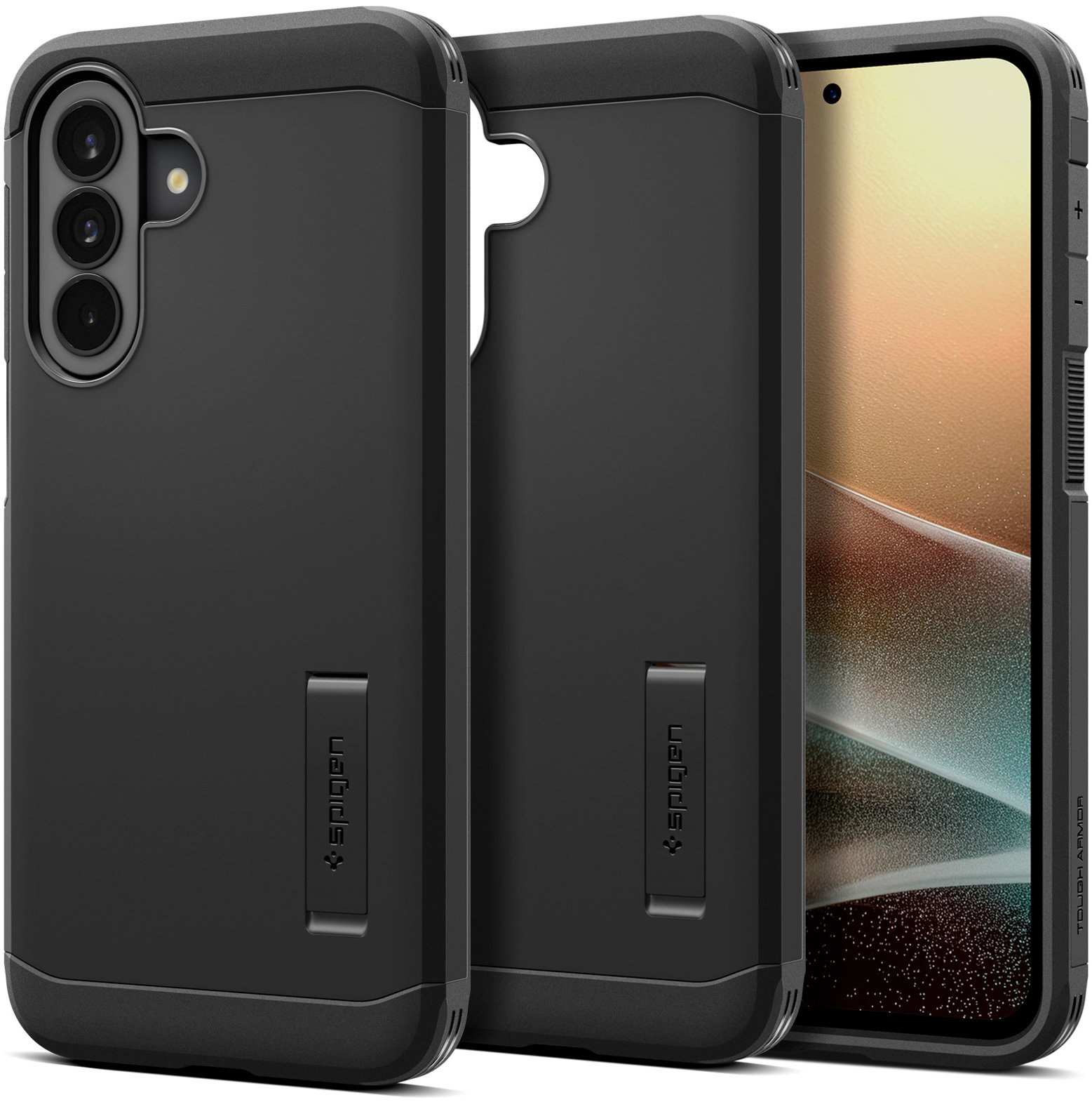 Spigen Tough Armor Samsung Galaxy A37 fekete tok