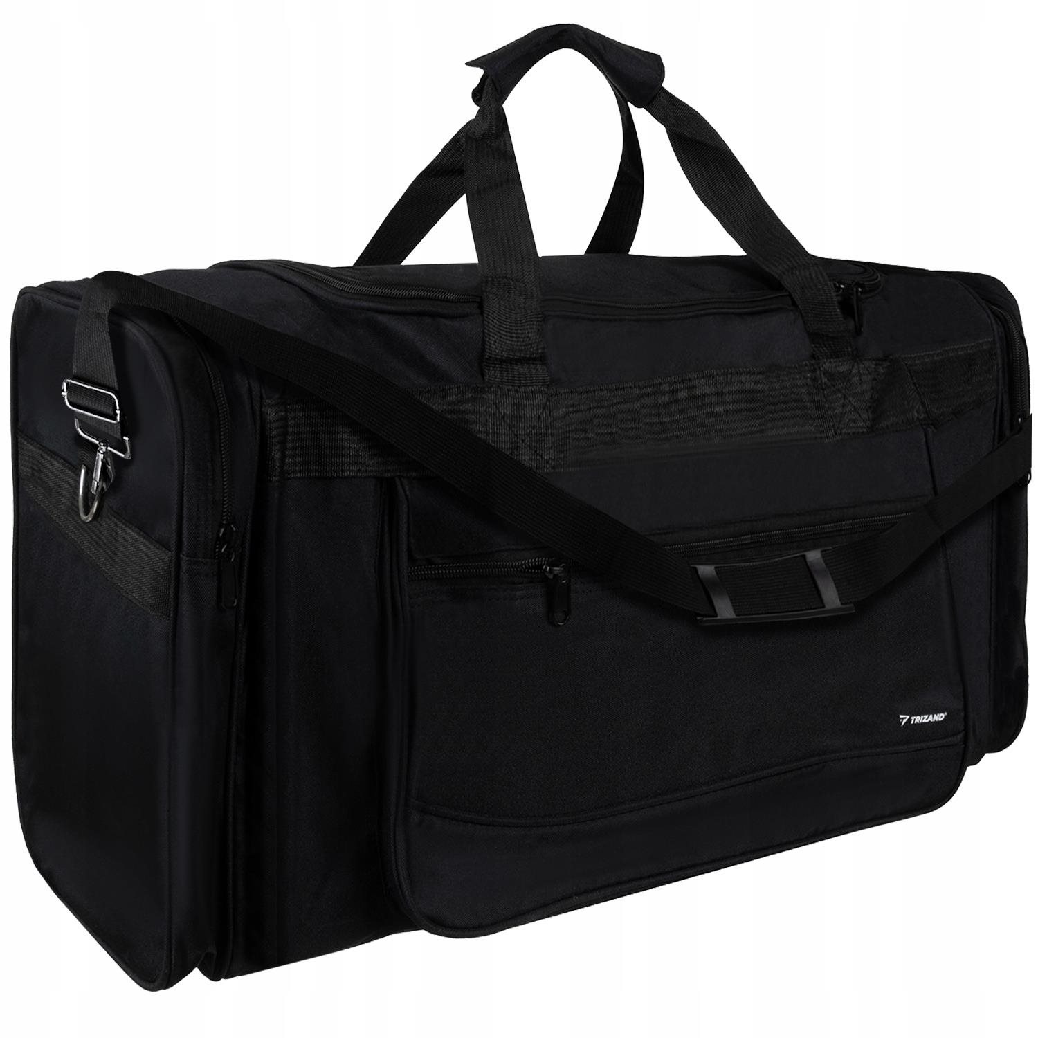 Trizand 24256 Utazótáska, 70×29×32 cm, 70 l, fekete
