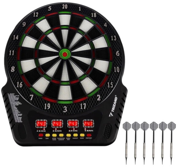 Trizand 26307 Elektronikus darts tábla tartozékokkal 43 × 51,5 cm