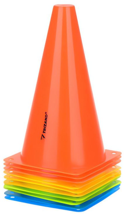 Trizand 27350 Plastové tréninkové kužely 10 ks