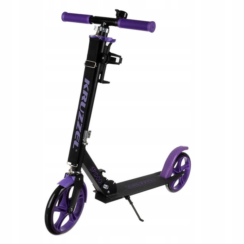 Kruzzel 25630 Spidoo összecsukható roller, fekete-lila
