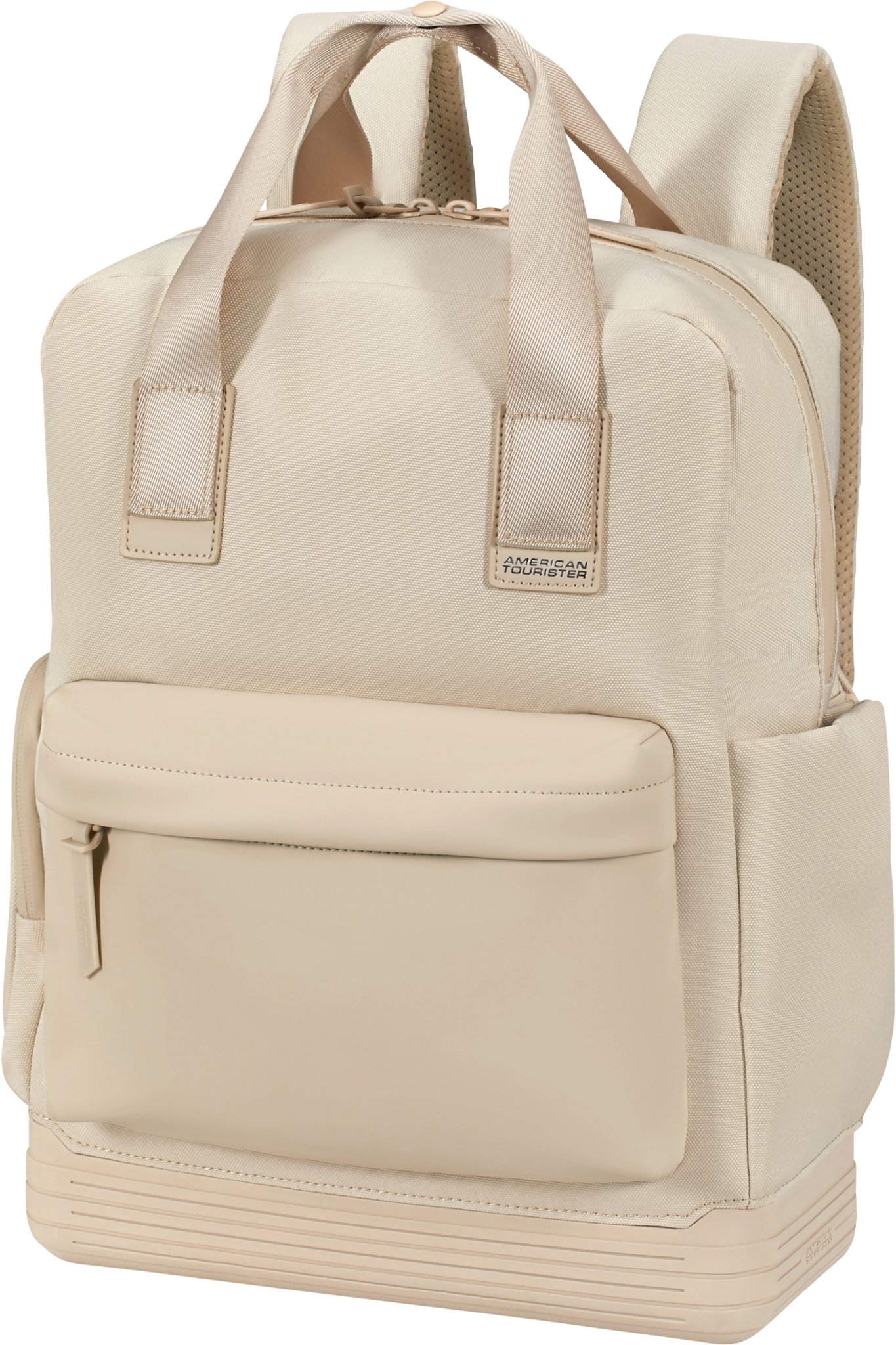 American Tourister Soulpack 15" bézs laptop hátizsák, 17 l