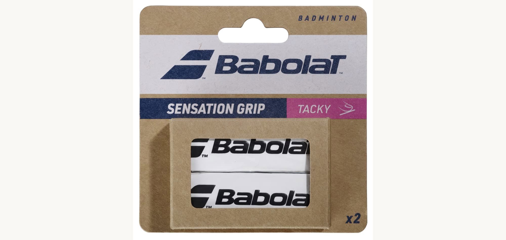 Babolat Sensation Grip X2, white
