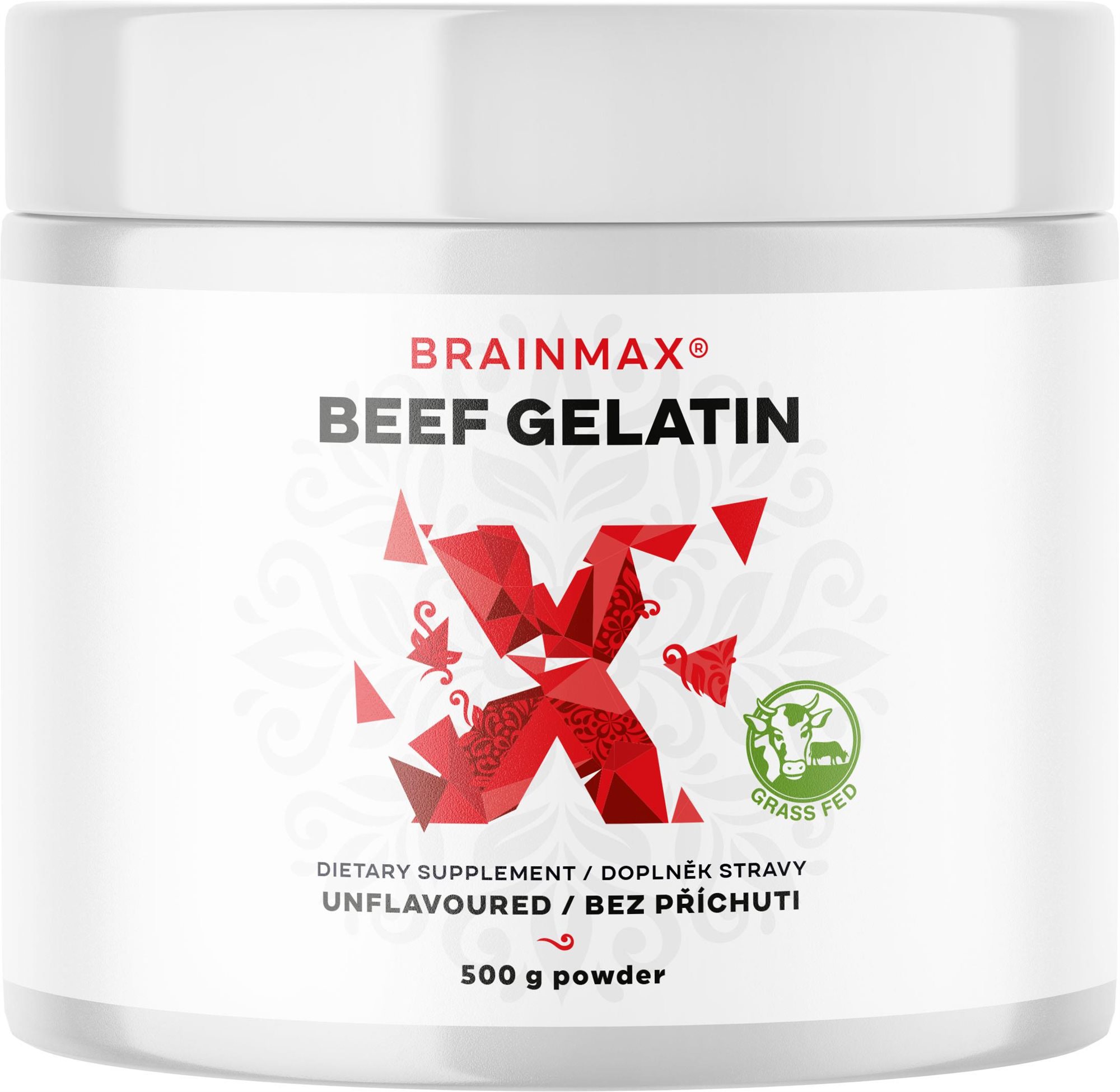 BrainMax Beef Gelatin, fűvel táplált marhazselatin, 500g