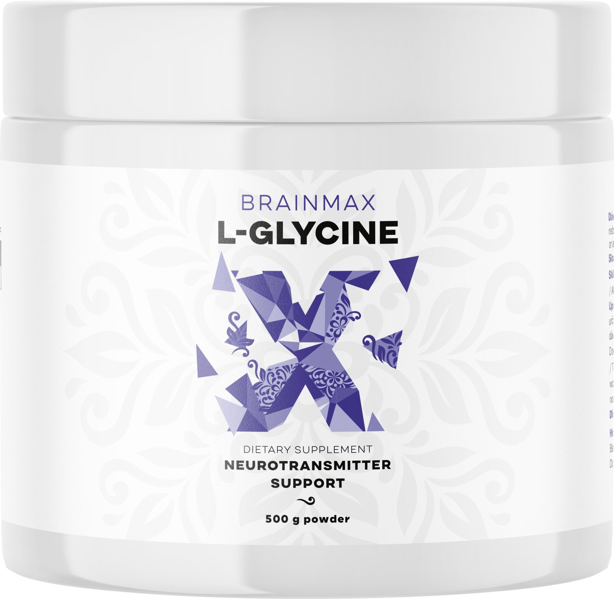 BrainMax L-Glicin, 500g