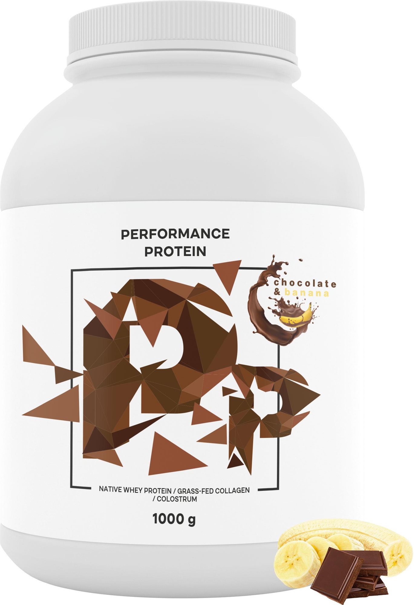 BrainMax Performance Protein, 1000g, csokoládé-banán