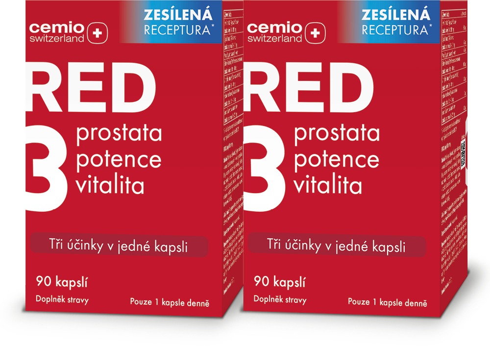 Cemio RED3, 2 × 90 kapslí
