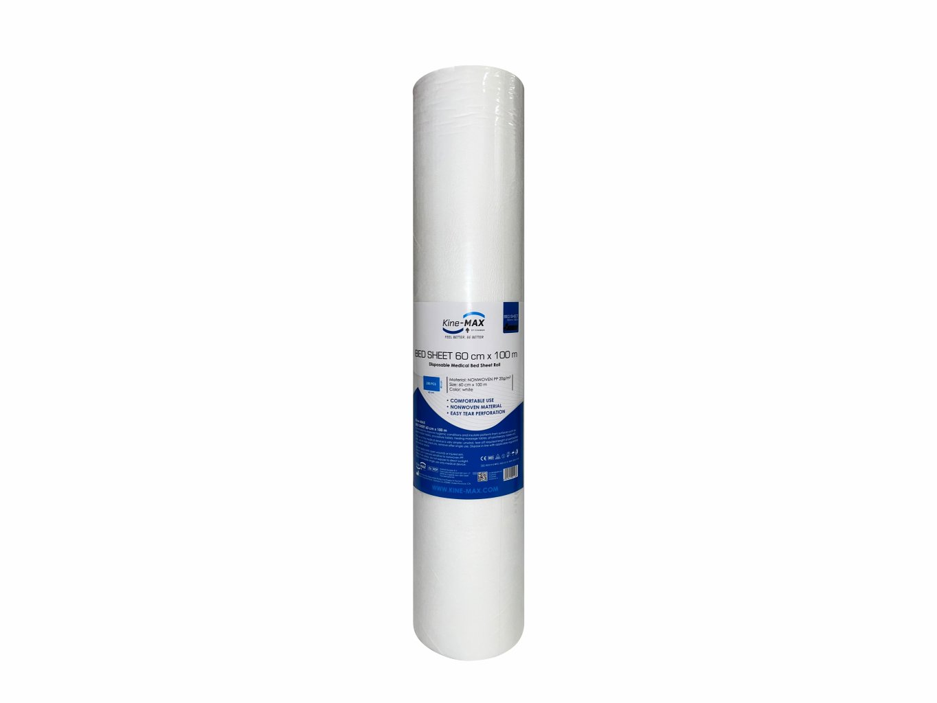 Kine-MAX Bed Sheet 60 cm × 100 m - eldobható lepedő tekercsben
