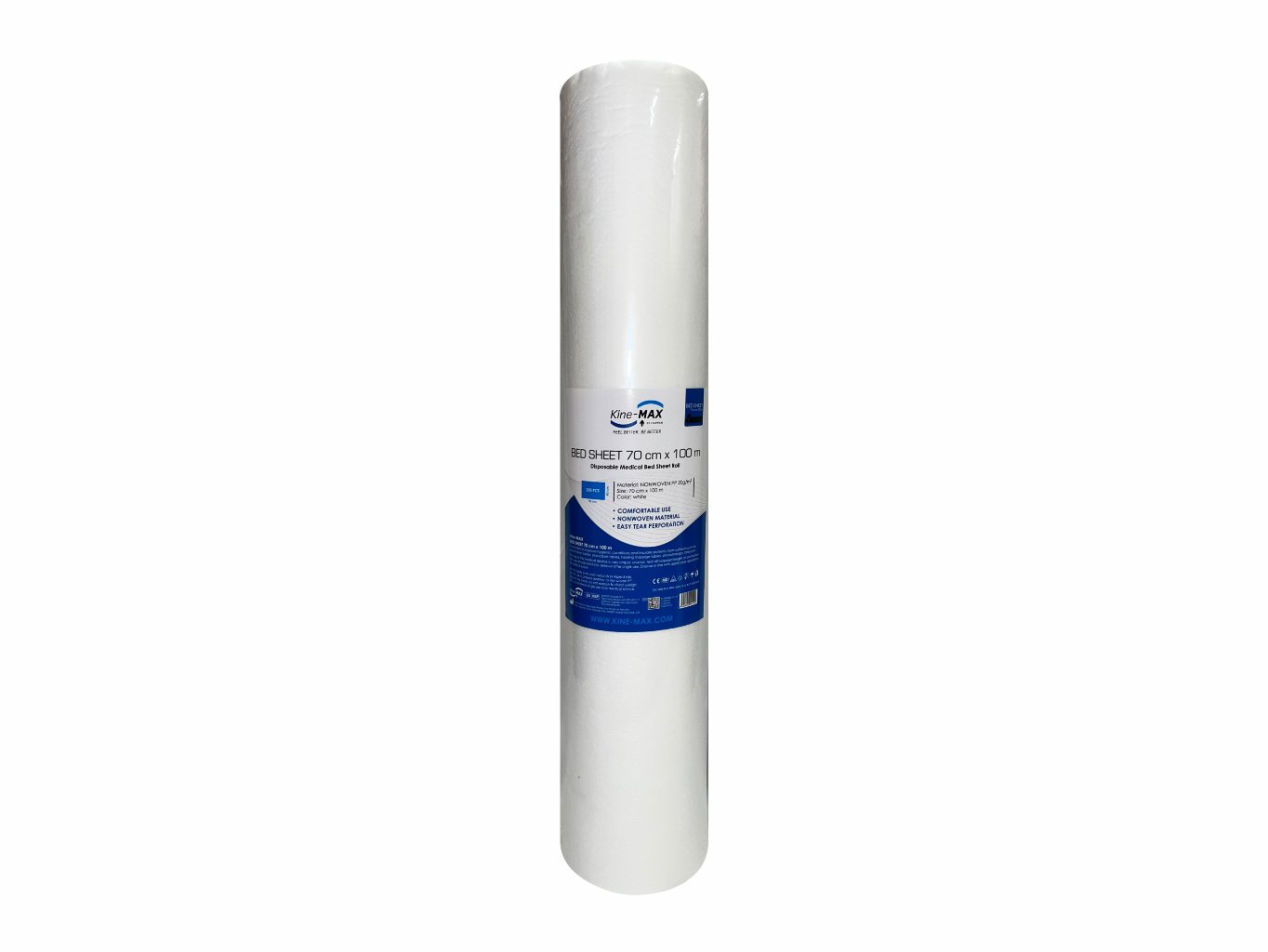 Kine-MAX Bed Sheet 70 cm × 100 m - eldobható lepedő tekercsben