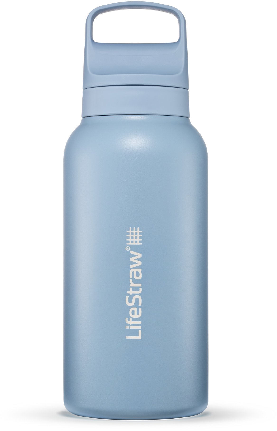 LifeStraw Go 2.0 vízszűrő palack 1 l, rozsdamentes acél, izlandi kék